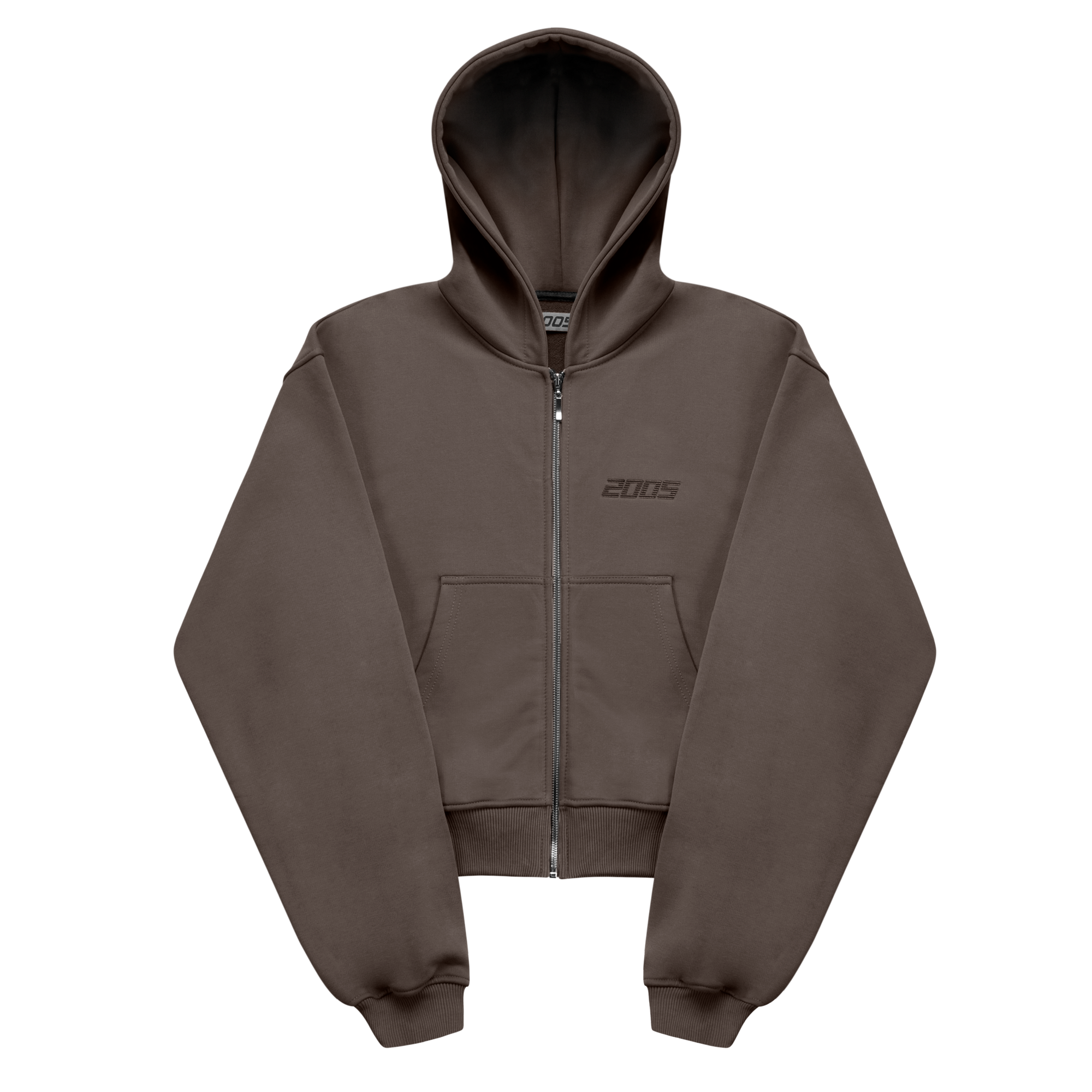 Classic Logo Zip Hoodie - Track Brown – 2005 Global