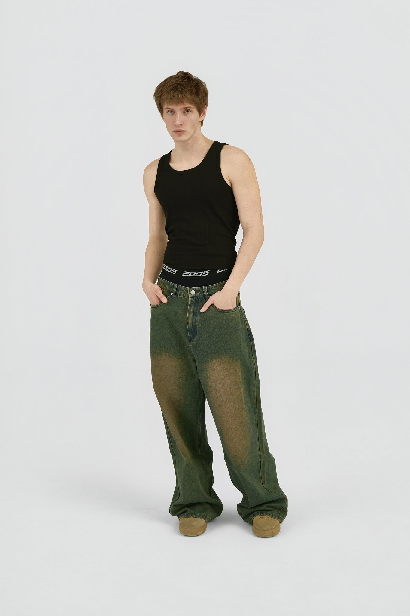 ULTRA BAGGY FIT CORRODE BLUE DENIM