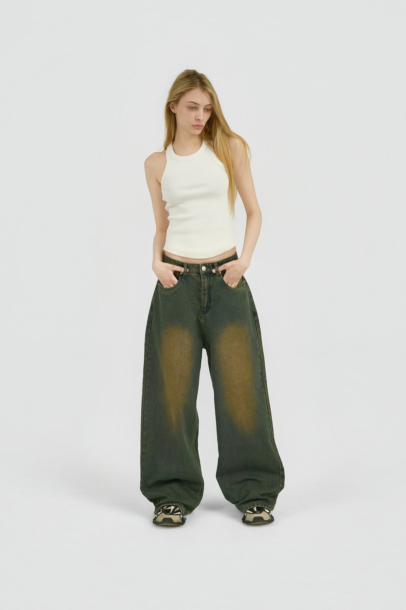 ULTRA BAGGY FIT CORRODE BLUE DENIM