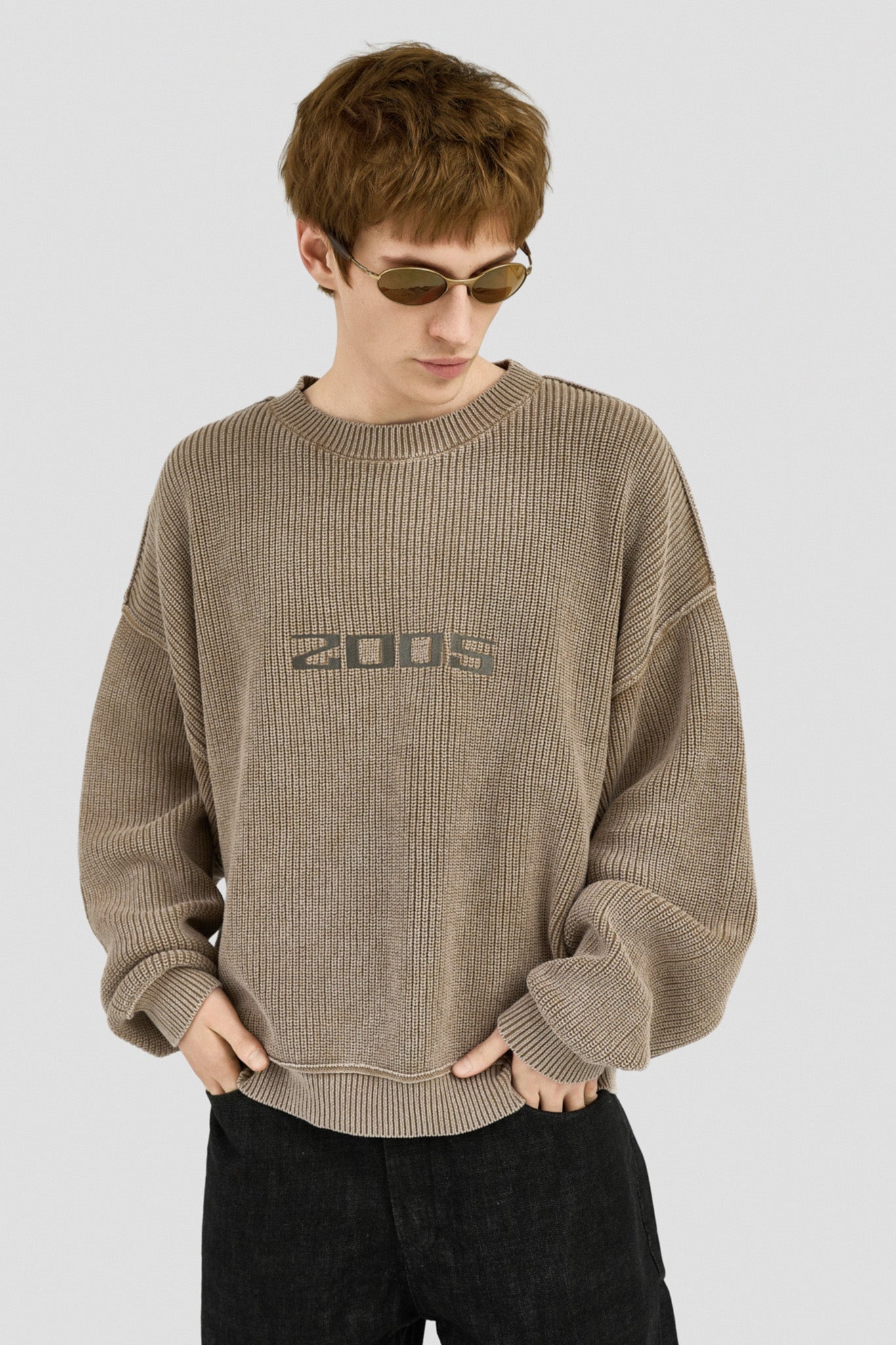 Logo Knitwear - Sandstorm Beige