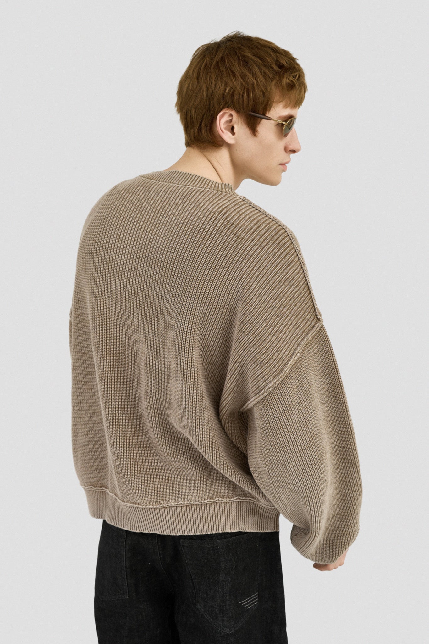 Logo Knitwear - Sandstorm Beige