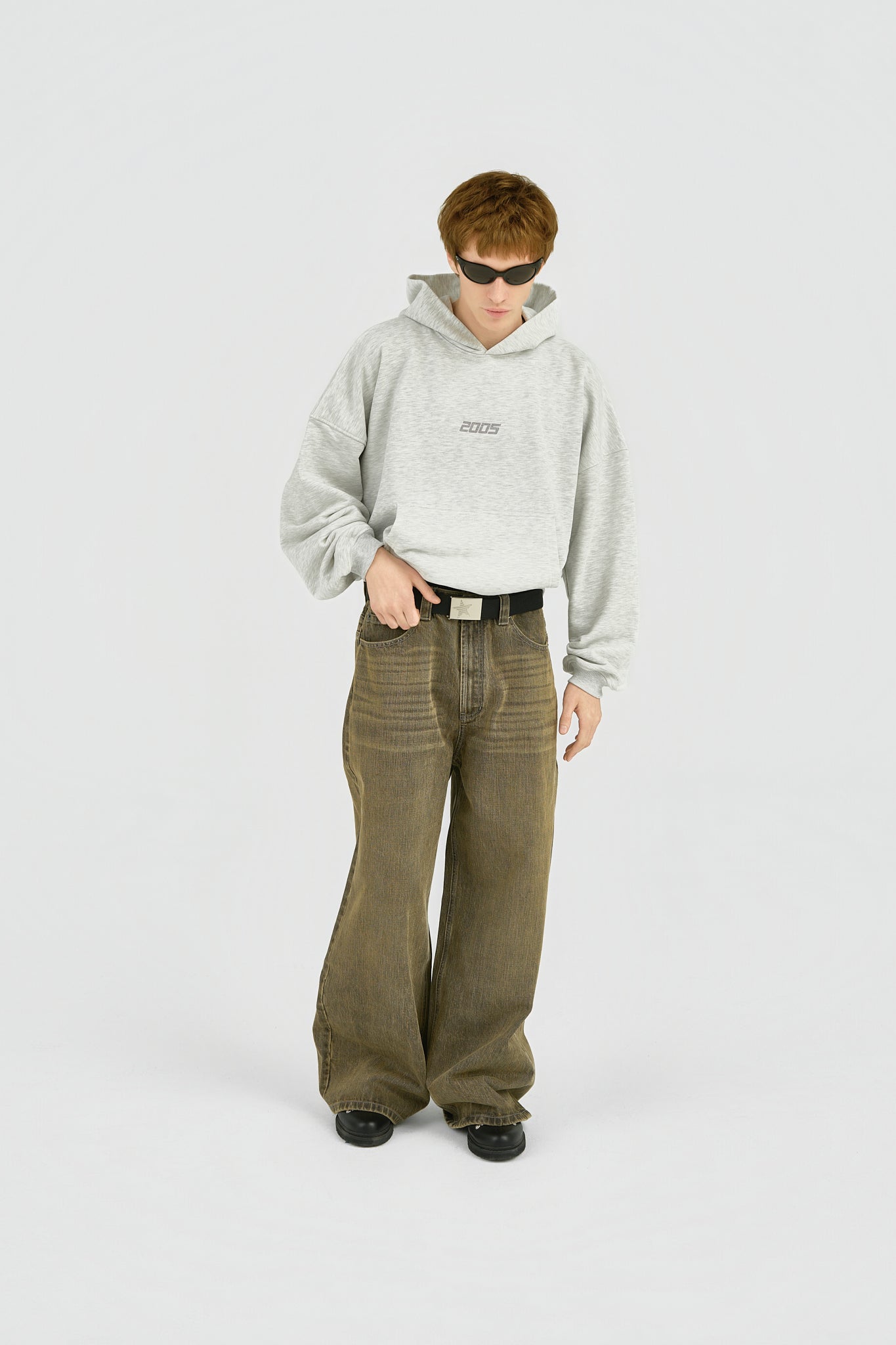 Classic Logo Hoodie - Heather Grey