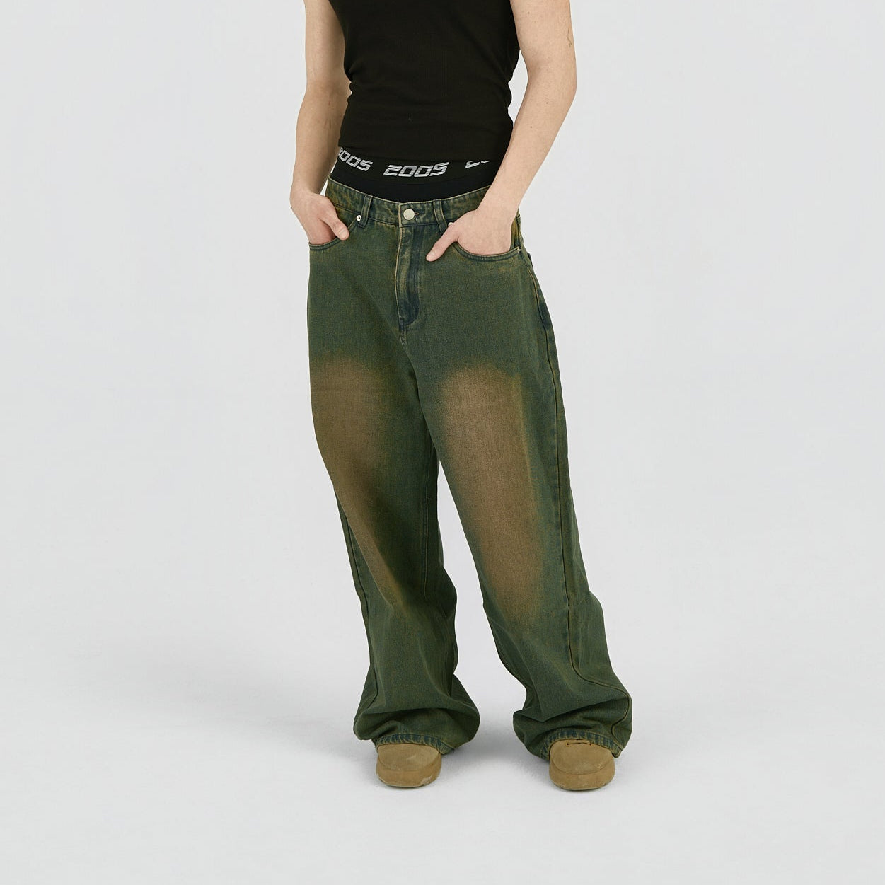 ULTRA BAGGY FIT CORRODE BLUE DENIM