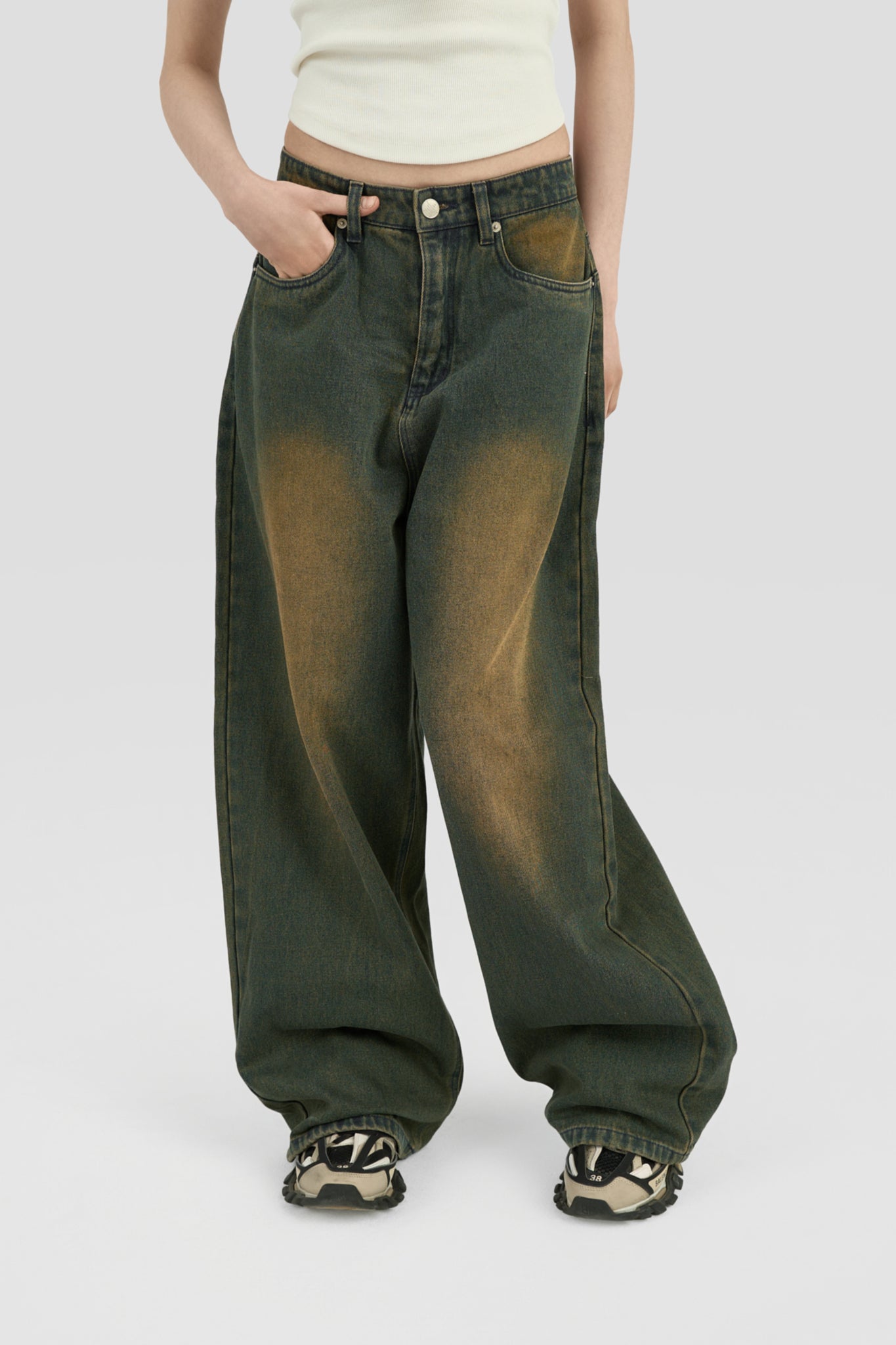 ULTRA BAGGY FIT CORRODE BLUE DENIM