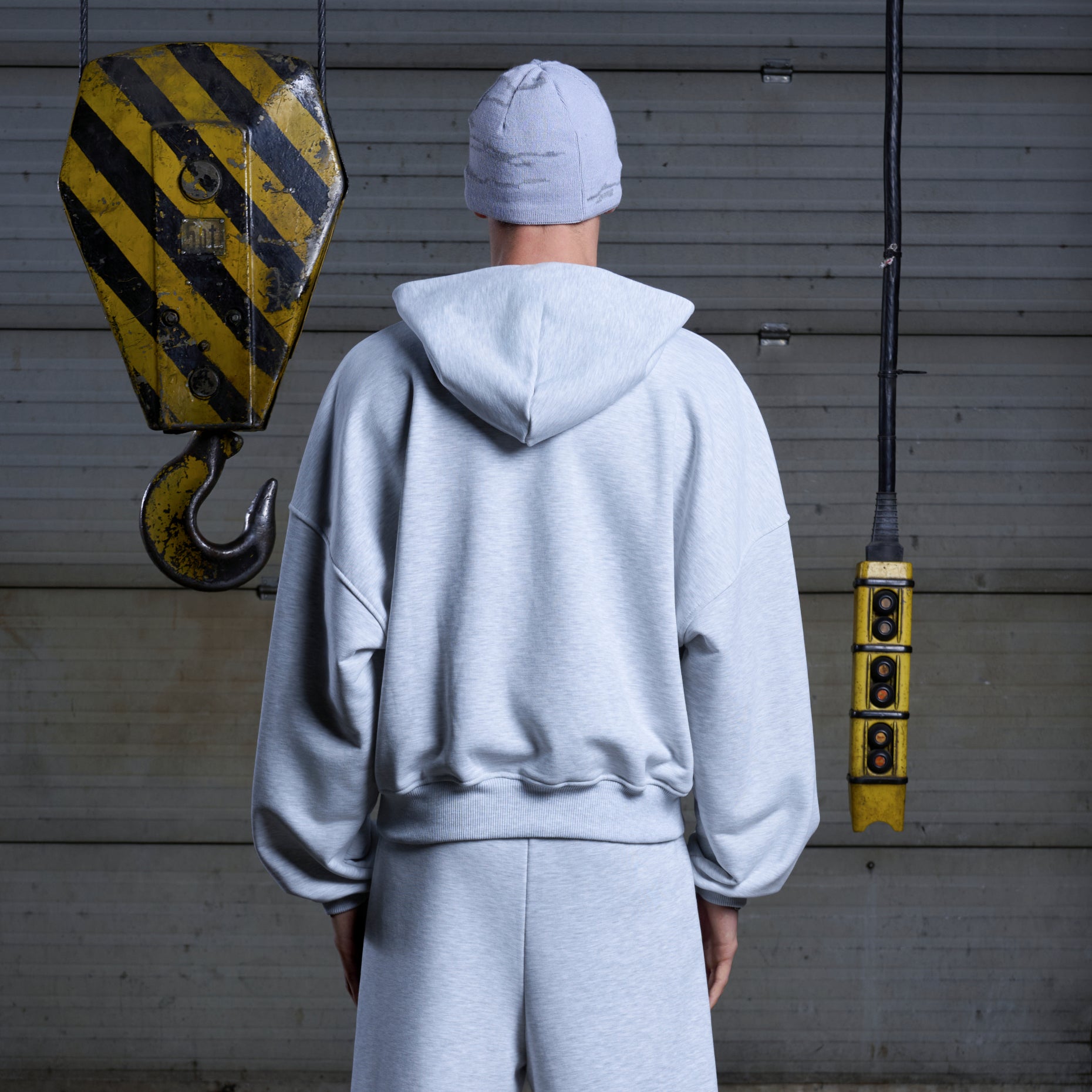 Classic Logo Hoodie - Heather Grey