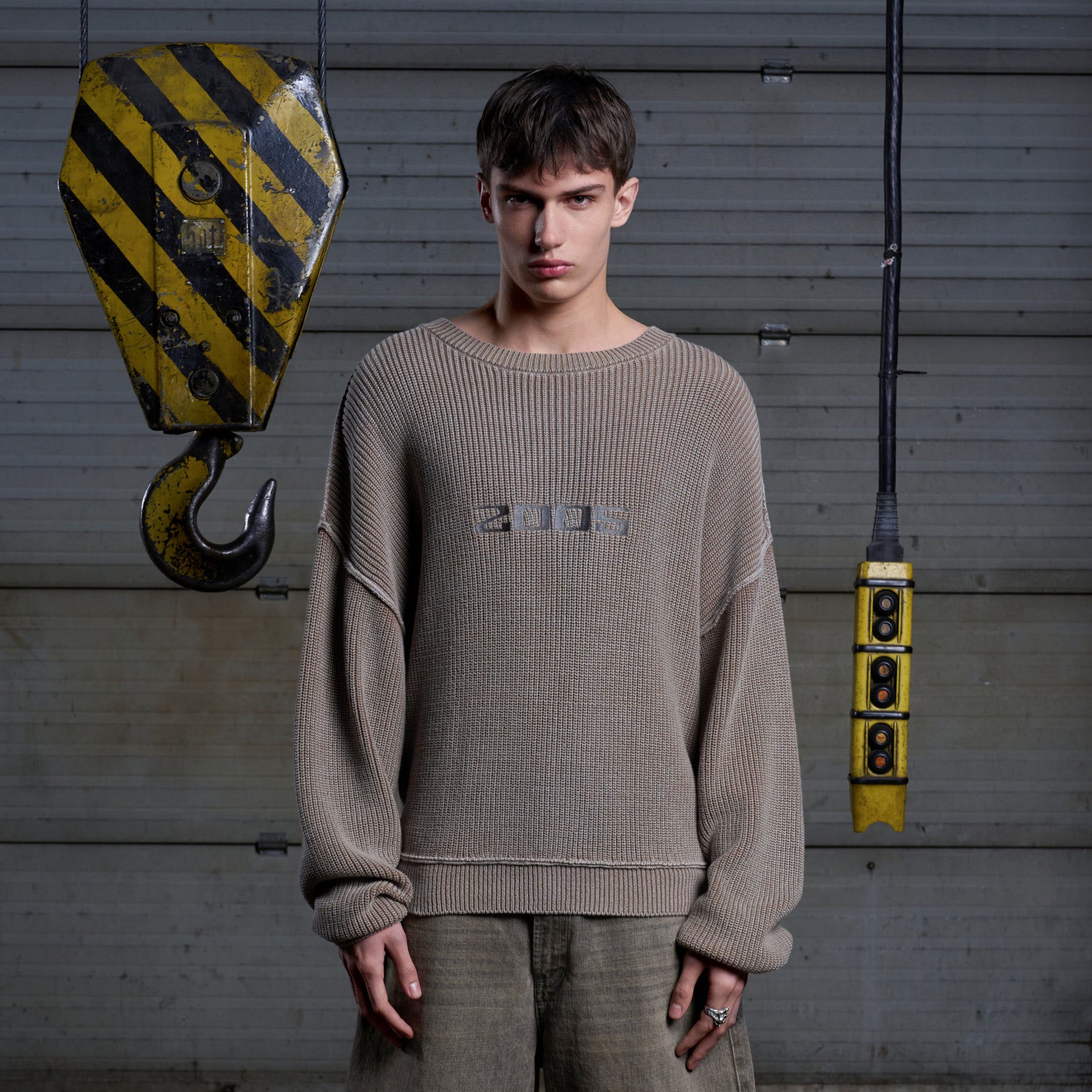 Logo Knitwear - Sandstorm Beige
