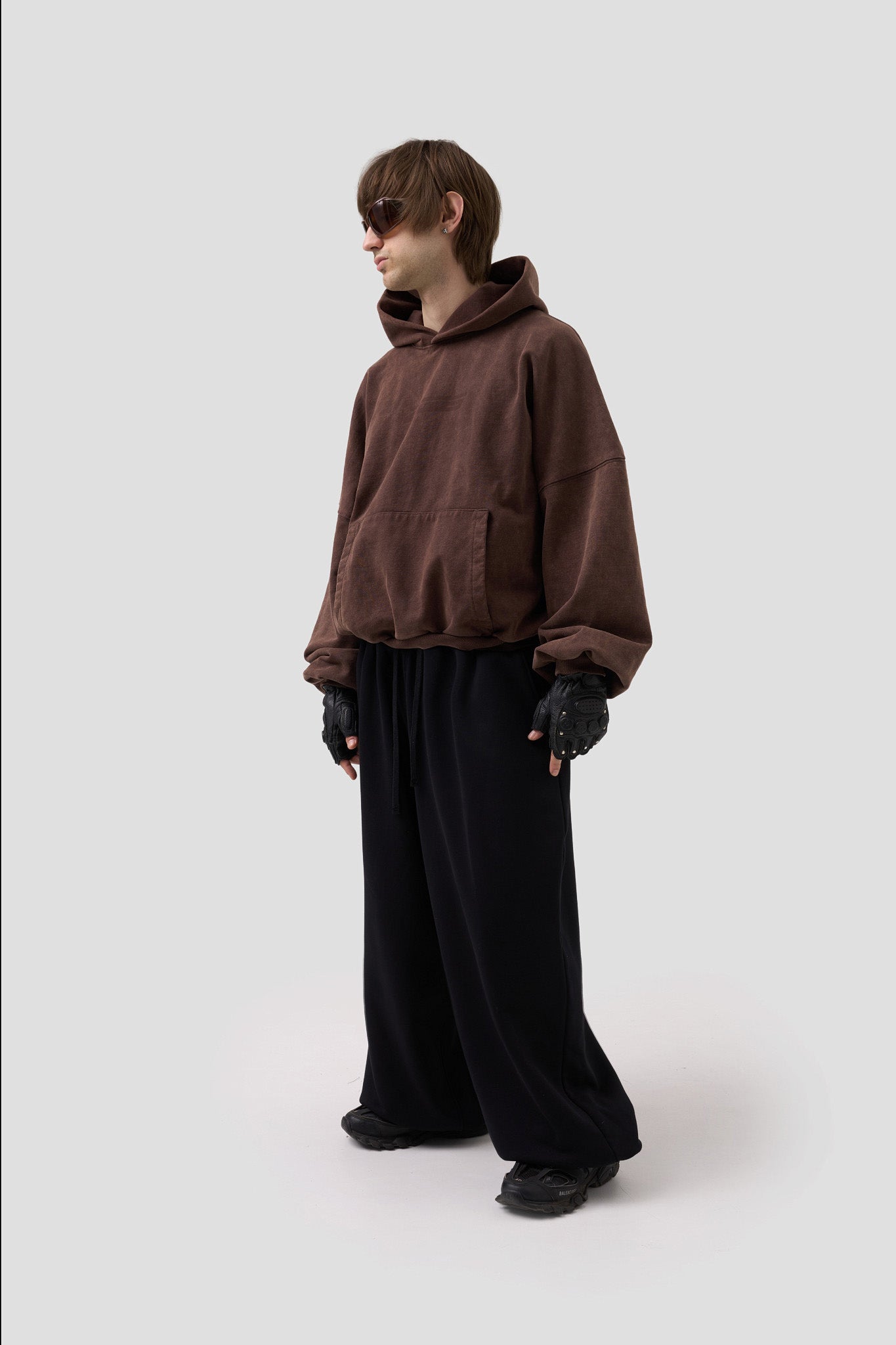 Core Hoodie - Washed Brown
