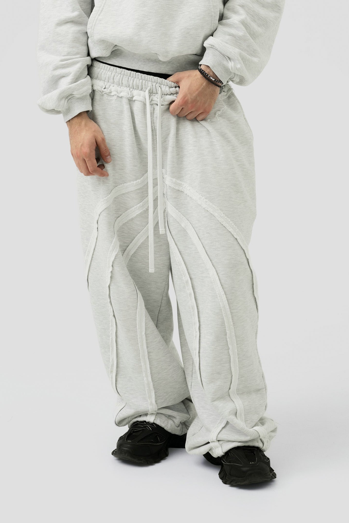 Skeleton Sweatpants - Heather Grey