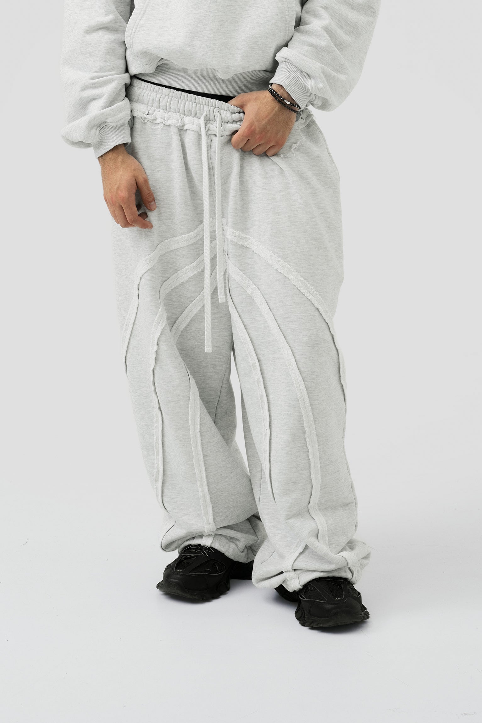 Skeleton Sweatpants - Heather Grey