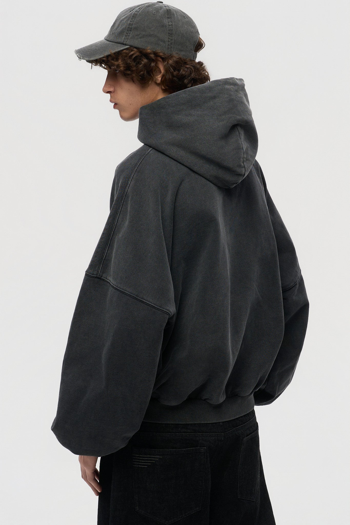 Core Hoodie - Washed Black