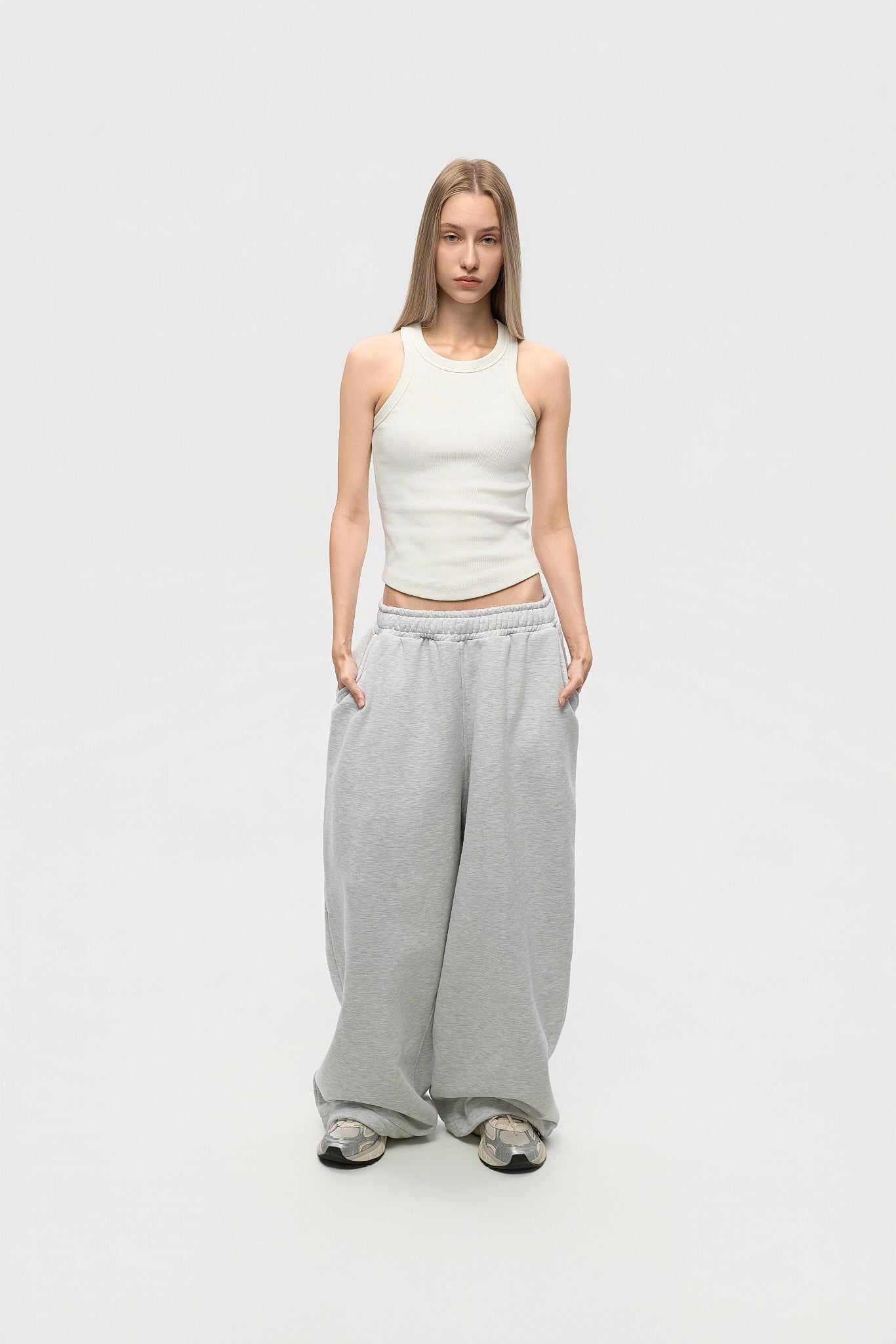 Ultra Baggy Sweatpants - Heather Grey
