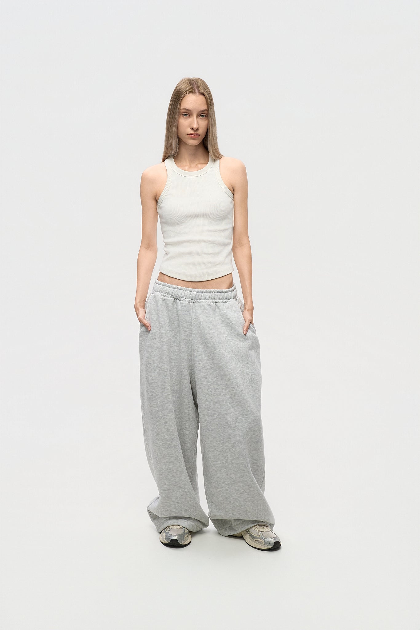 Ultra Baggy Sweatpants - Heather Grey