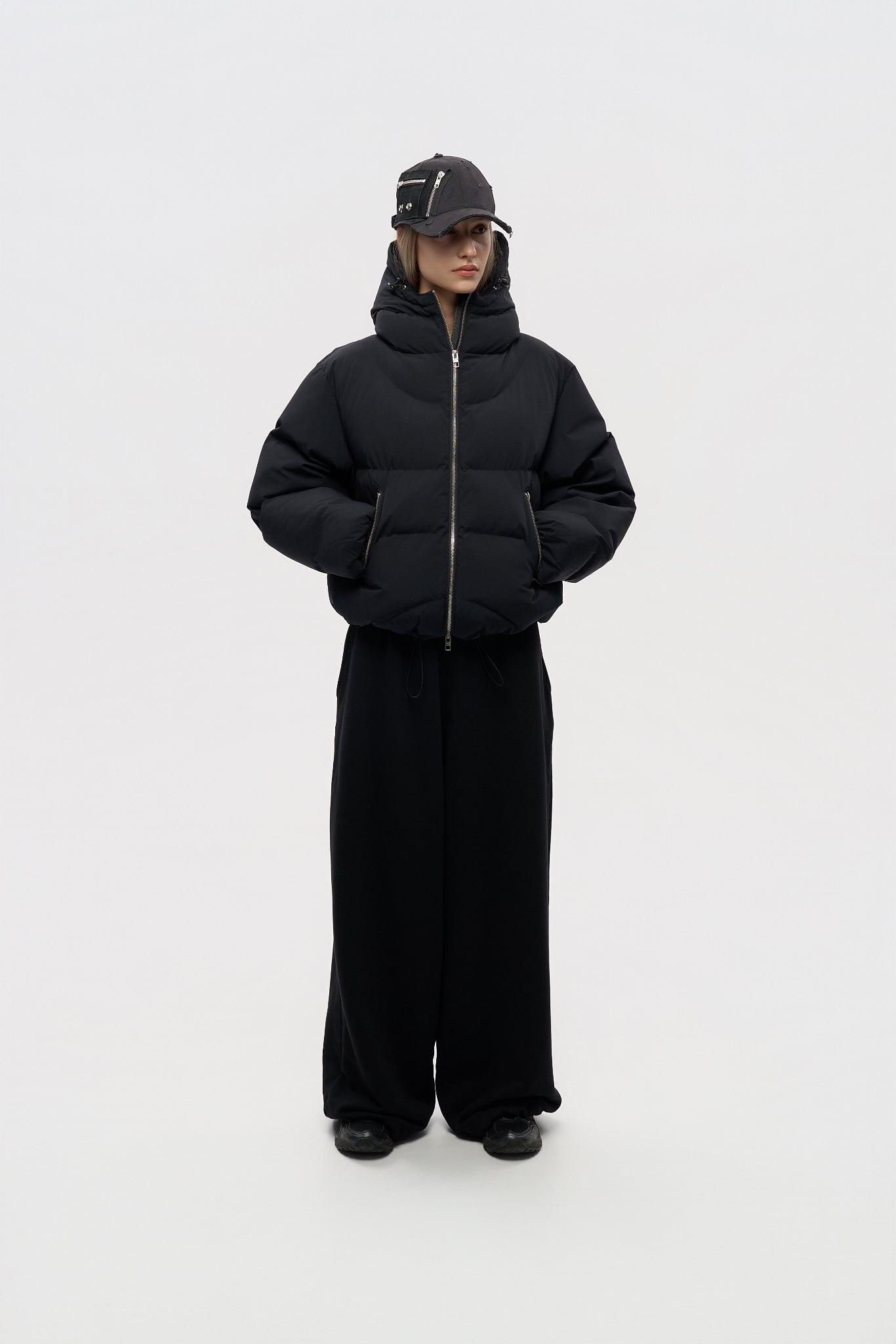Puffer Jacket - Black