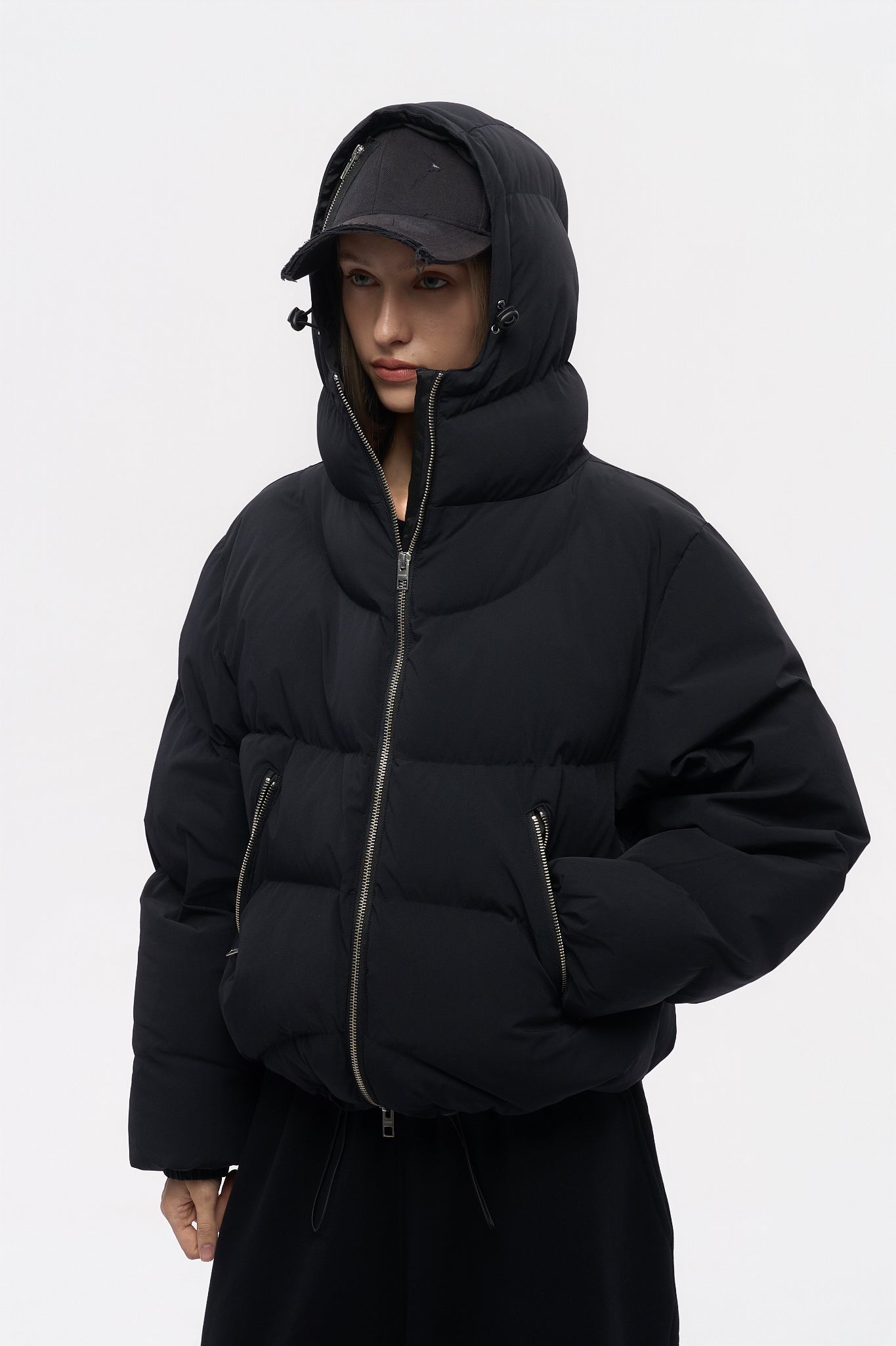 Puffer Jacket - Black