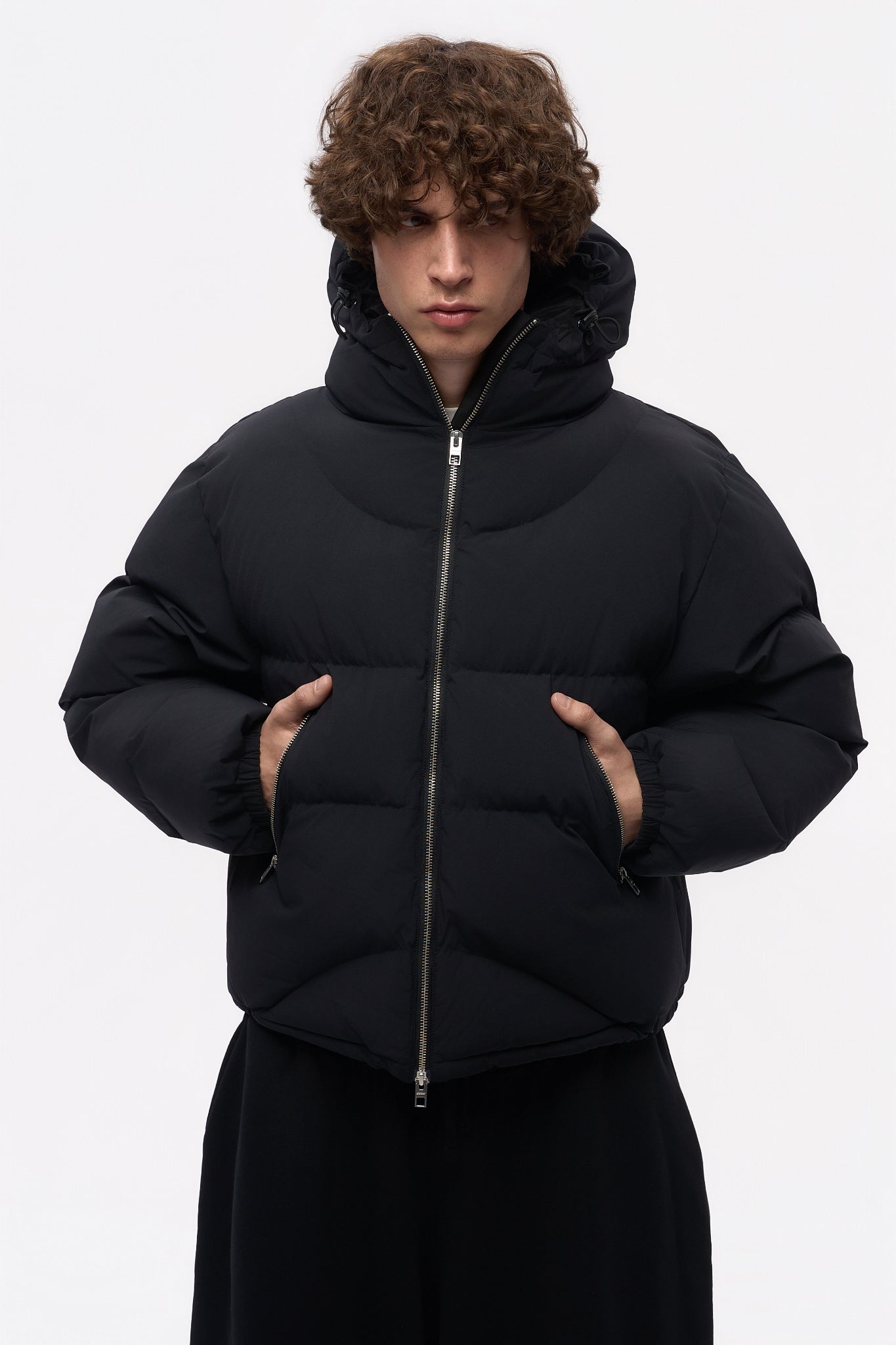 Puffer Jacket - Black