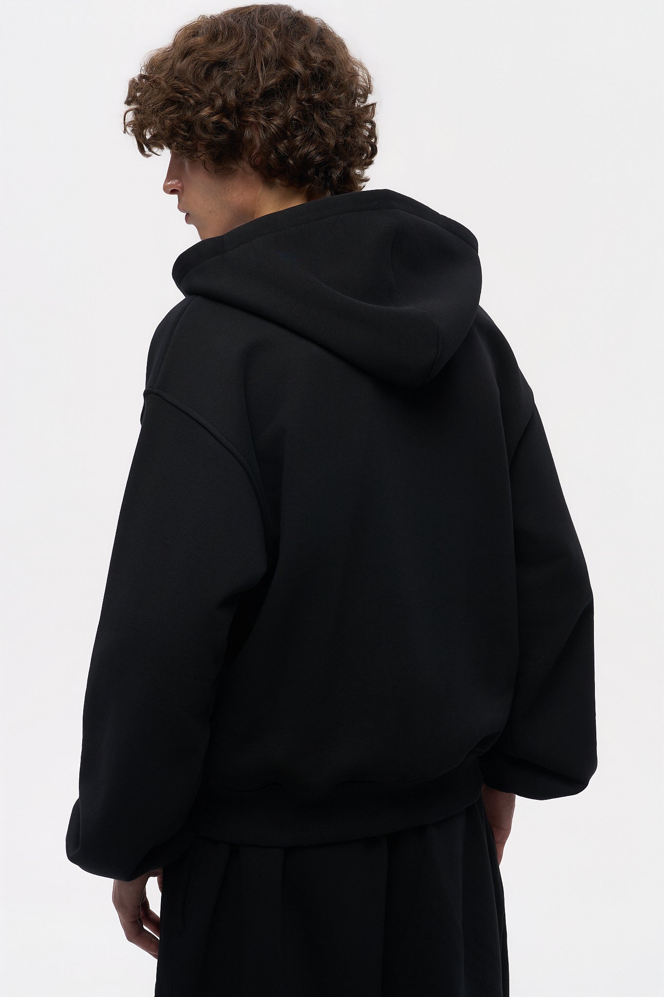 Classic Logo Zip Hoodie - Black