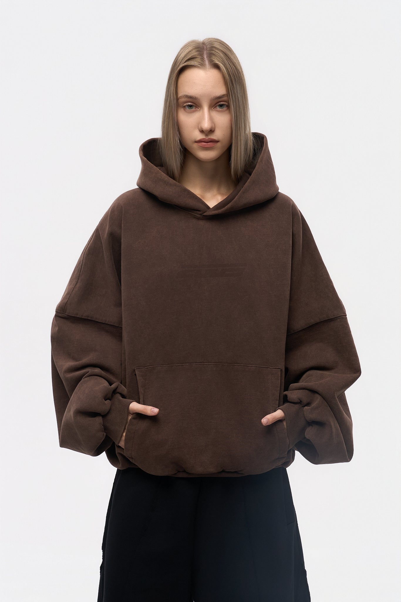 Core Hoodie - Washed Brown