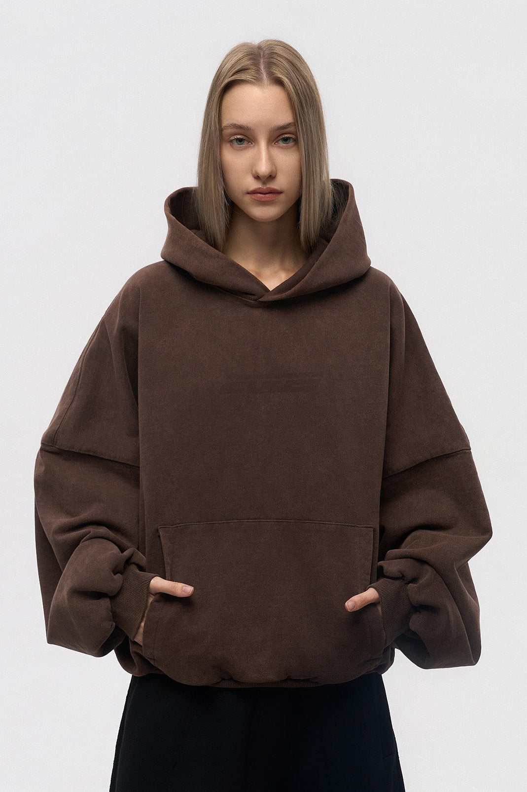 Core Hoodie - Washed Brown