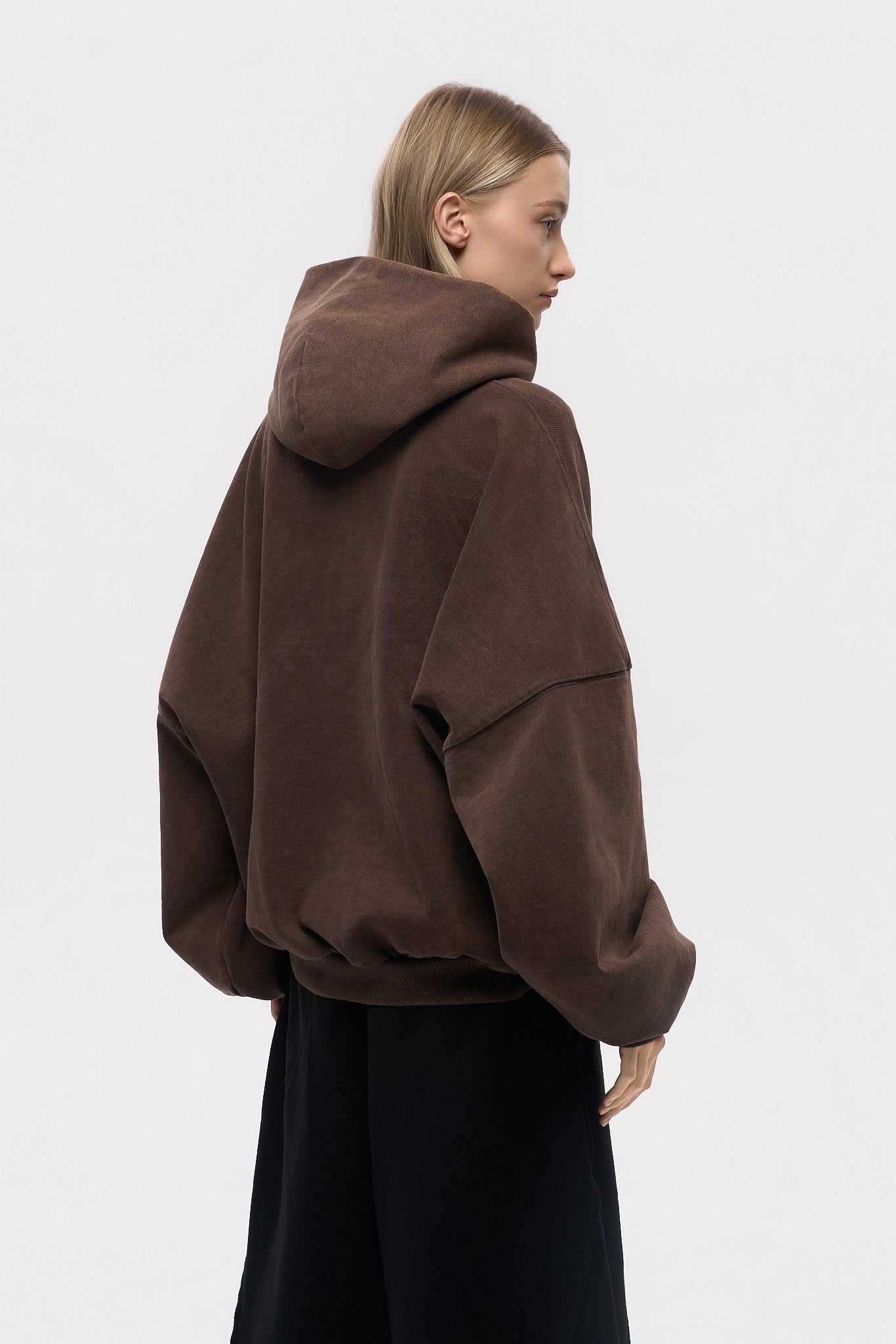 Core Hoodie - Washed Brown