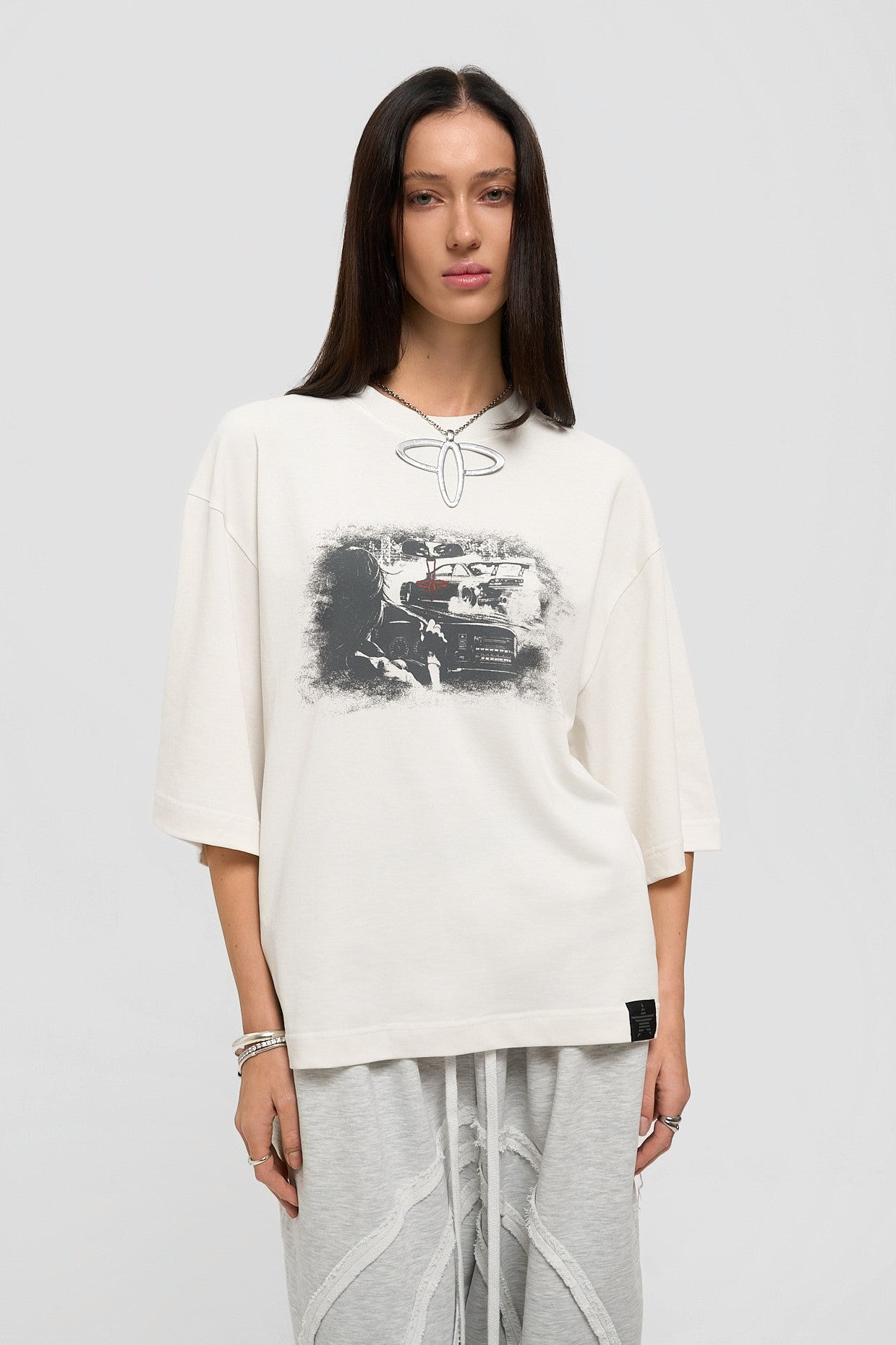 Race Tee - White