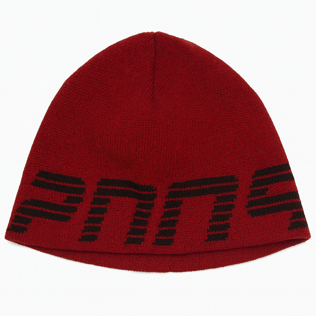 Perfect Puffer Jacket + Red Logo Beanie