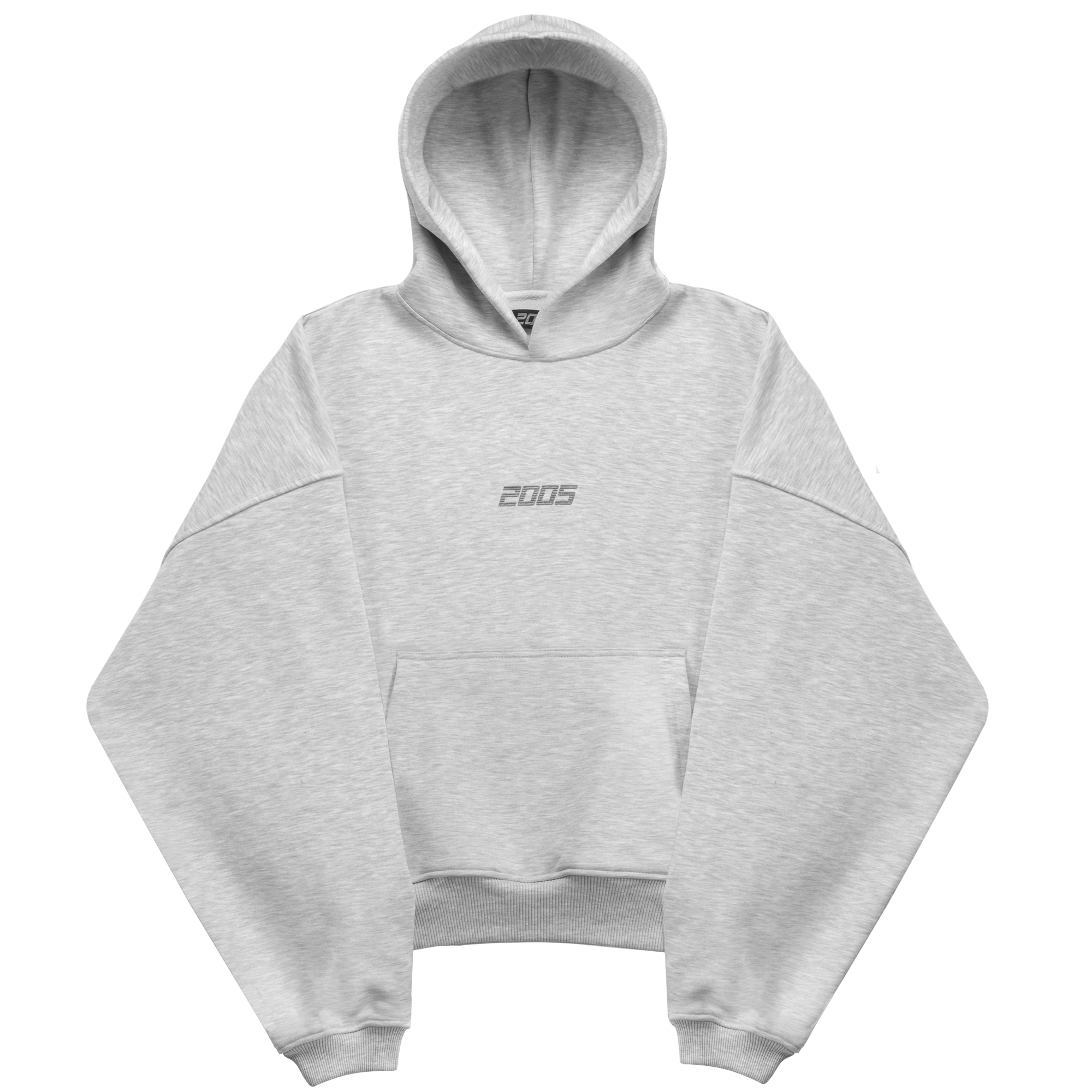 Classic Logo Hoodie - Heather Grey