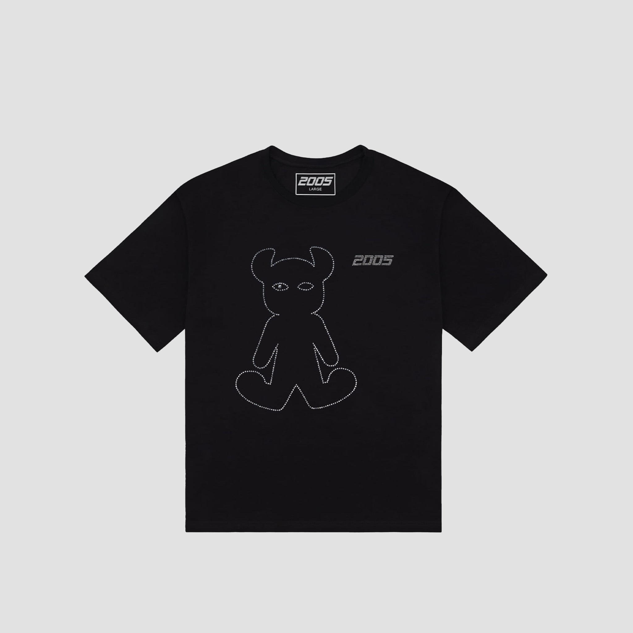 Studded Horned Lucy Tee Black