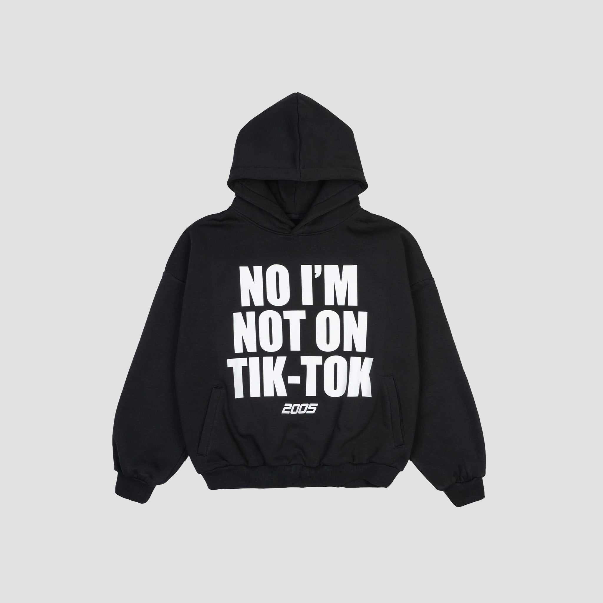 Clock-App Hoodie Black