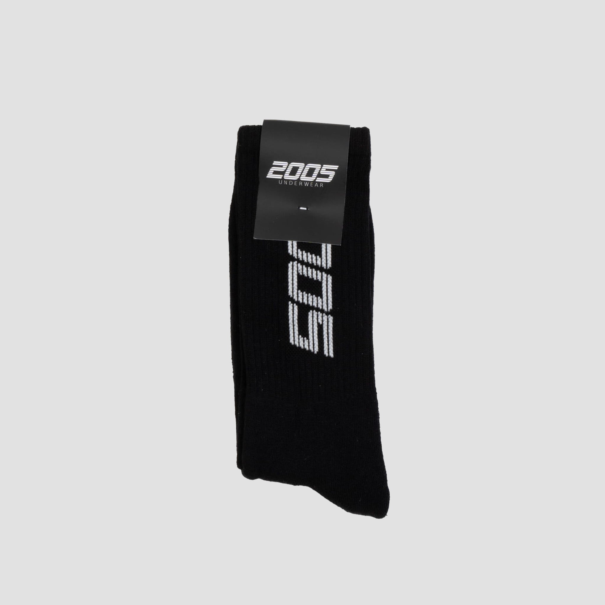 Vertical Socks Black