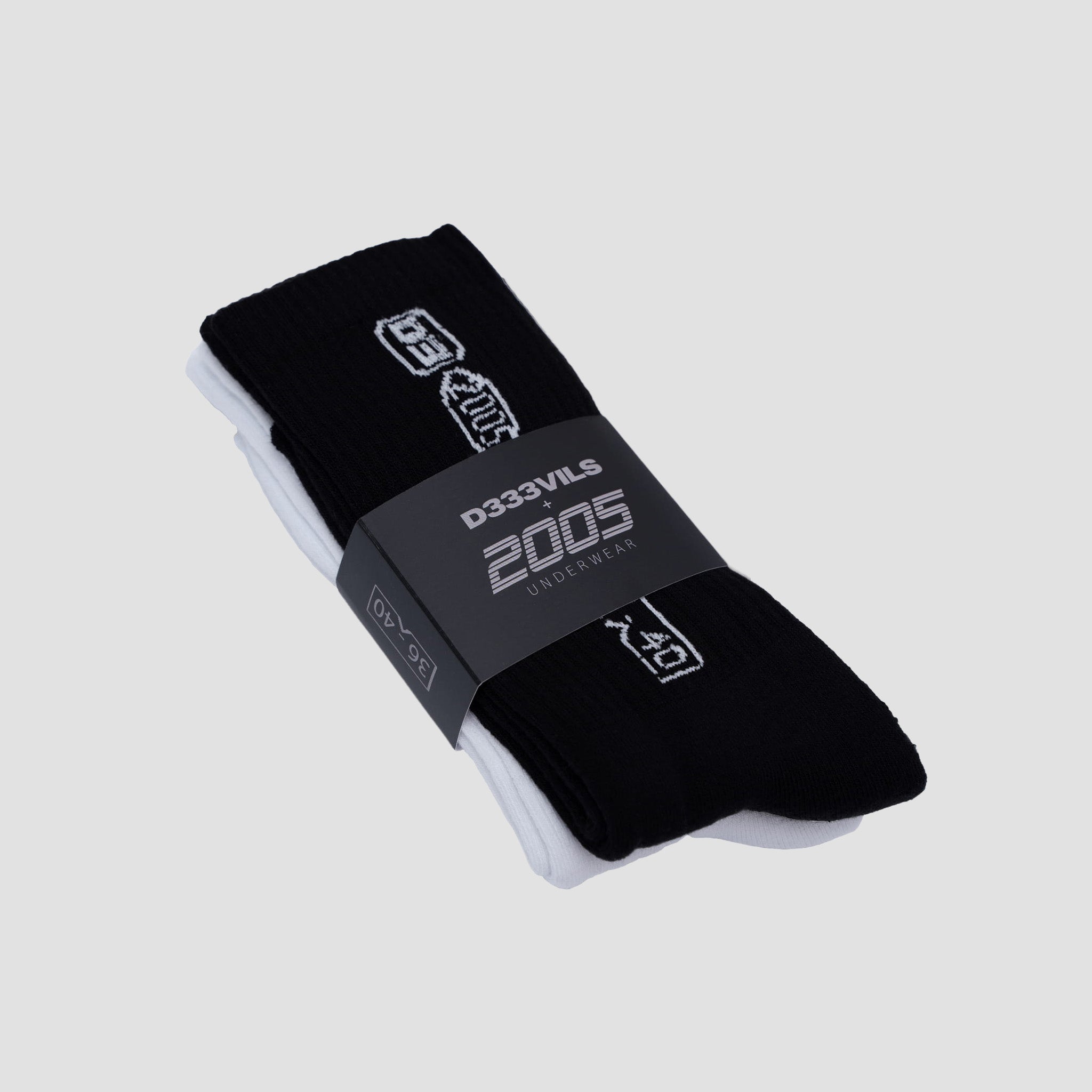 D3 Socks 2-pack