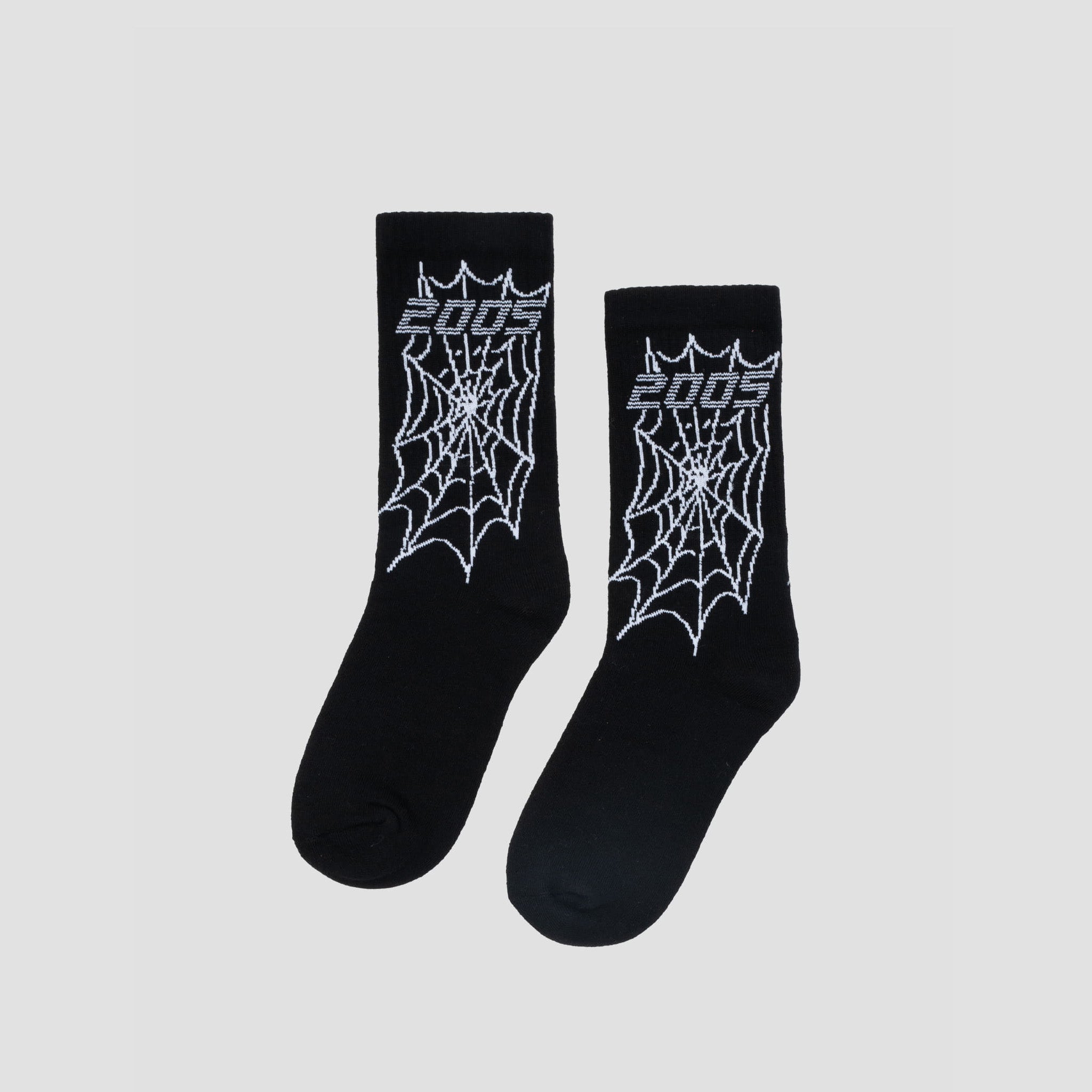 Web Socks Black