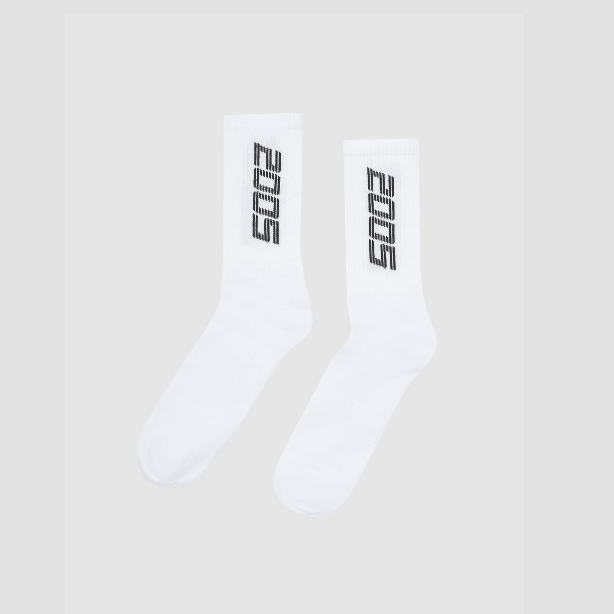 Vertical Socks White 3-pack